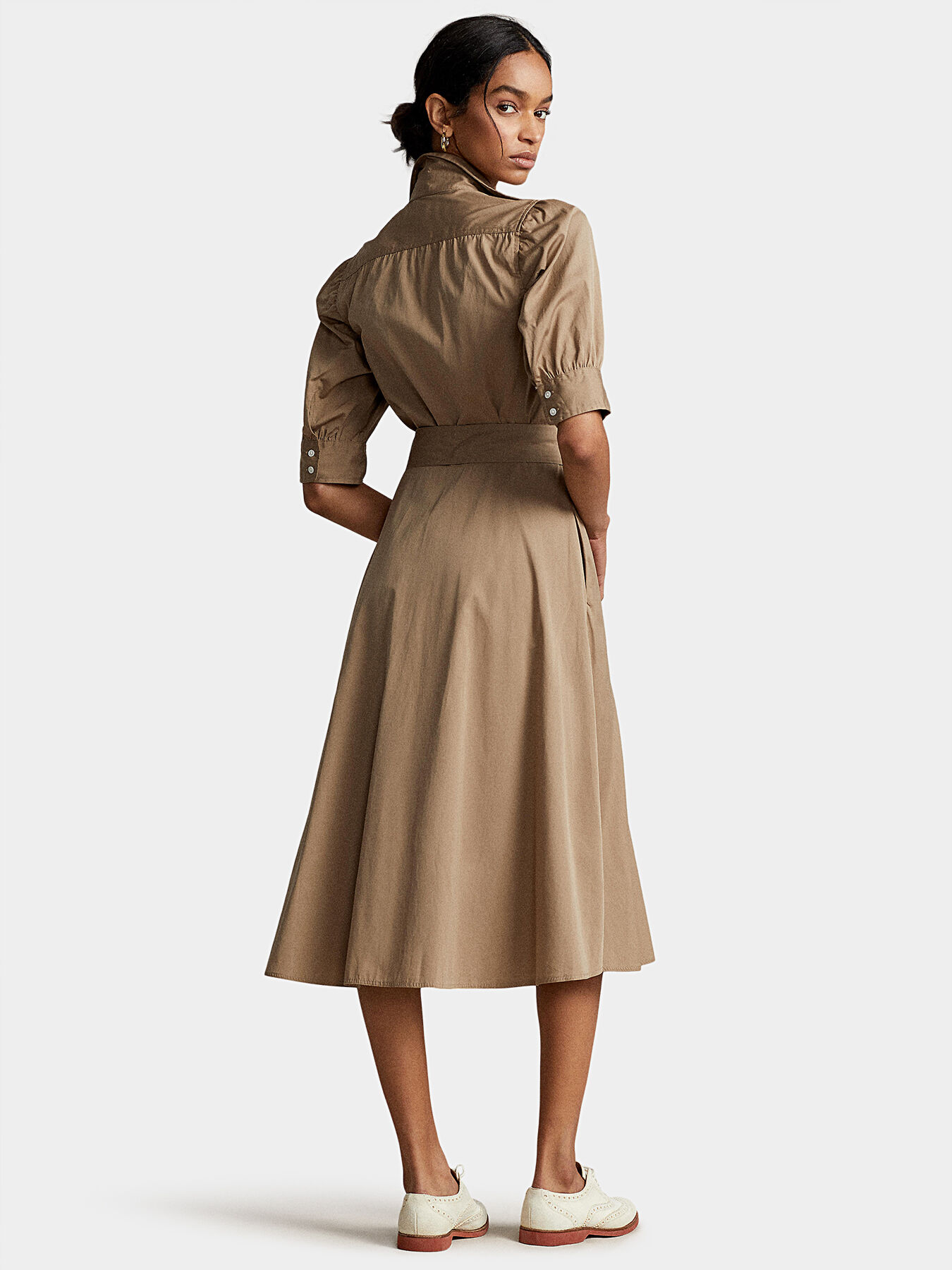 パーティードレス POLO RALPH LAUREN Cotton chemisier with belt Dress with belt brand POLO RALPH LAUREN — Globalbrandsstore