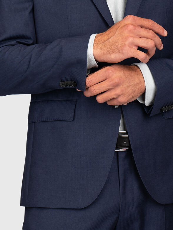 Slim wool blend suit - 6