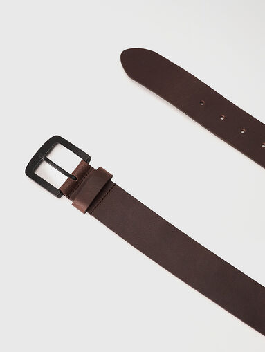 Black leather belt  - 5