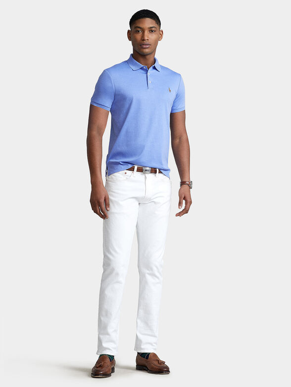 Polo-shirt with multicolour logo embroidery - 2