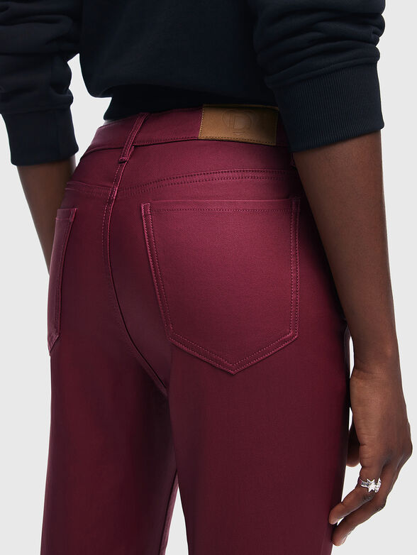 Jeans in burgundy colour - 3