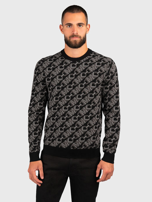 Sweater with monogram print 