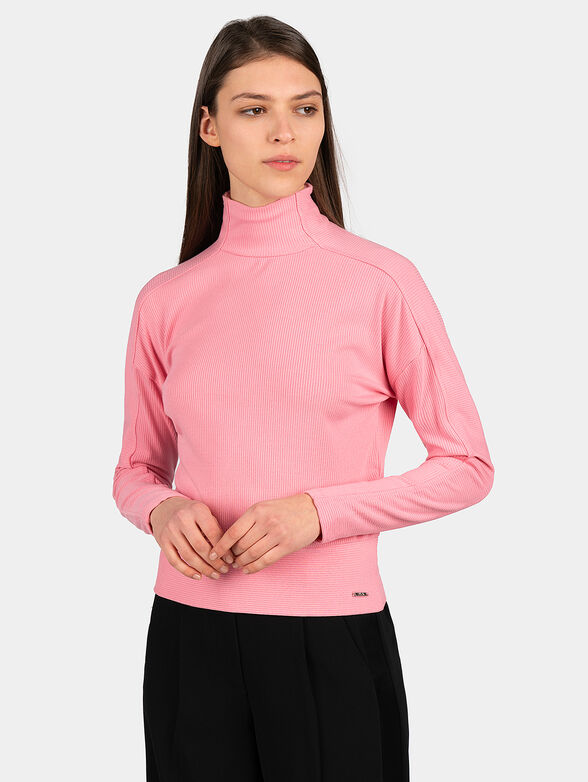 ELLEMA blouse with long sleeves and turtleneck - 1
