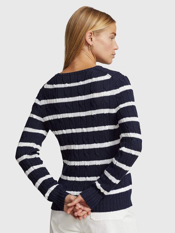 Sweater with contrast embroidery  - 3