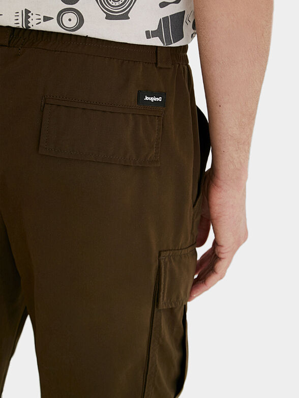 Brown shortened pants - 2