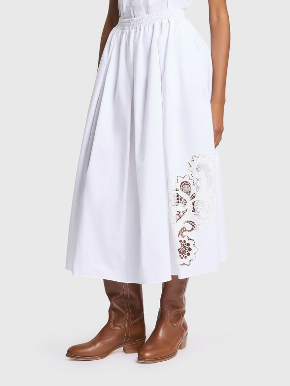Maki skirt with embroidery and logo detail - 1