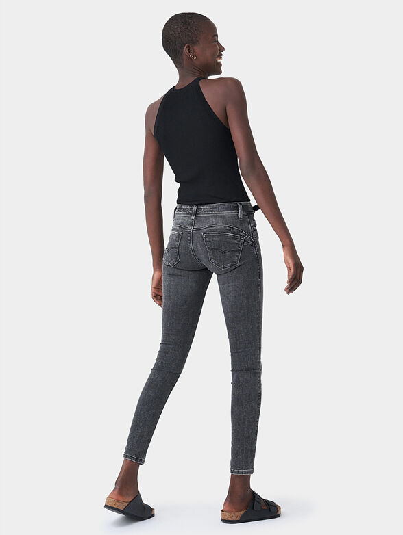 Wonder Skinny jeans with leather belt - 3