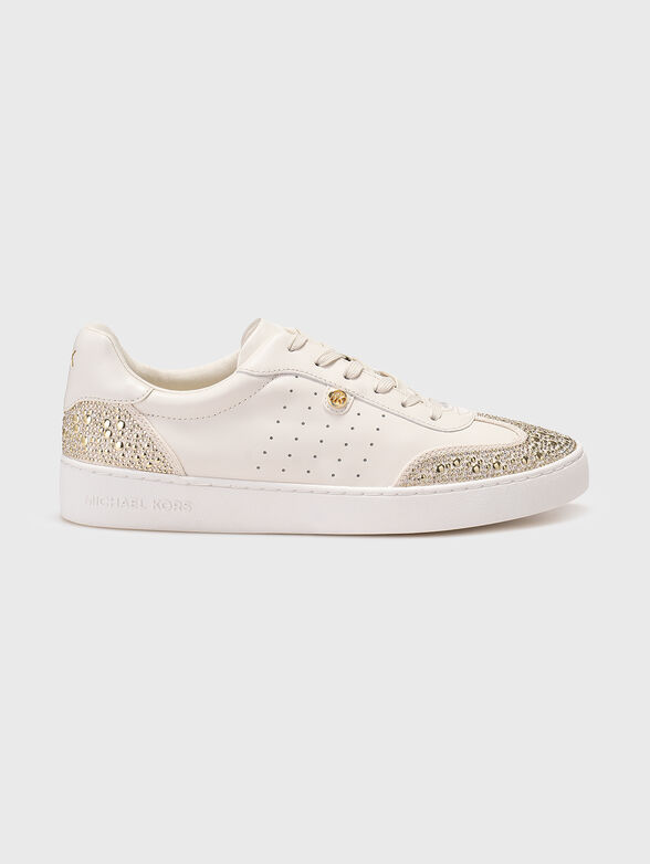 SCOTTY leather sports shoes with rhinestones - 1