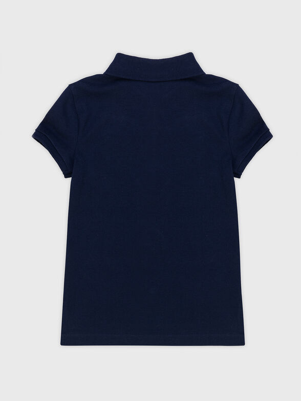 Embroidered logo polo shirt  - 2