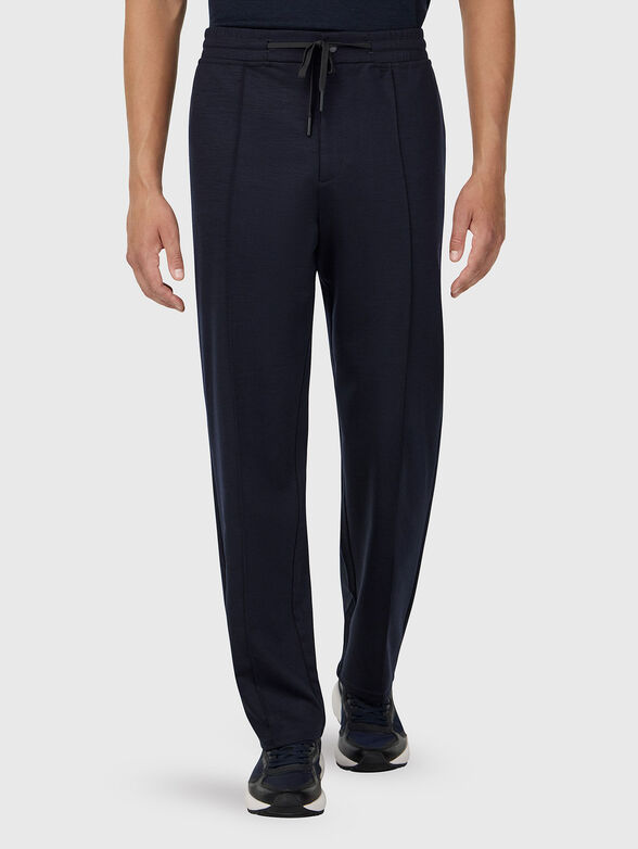 Sports pants with hem - 1