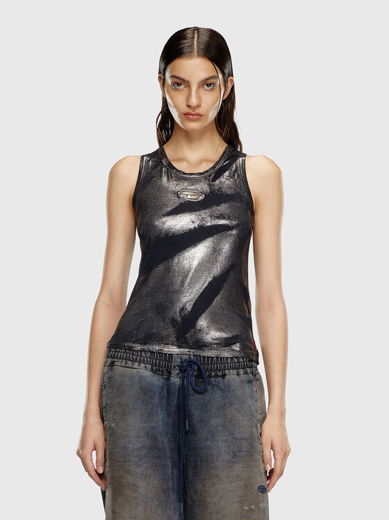 T-LYNYS-P1 oval logo tank top - 1