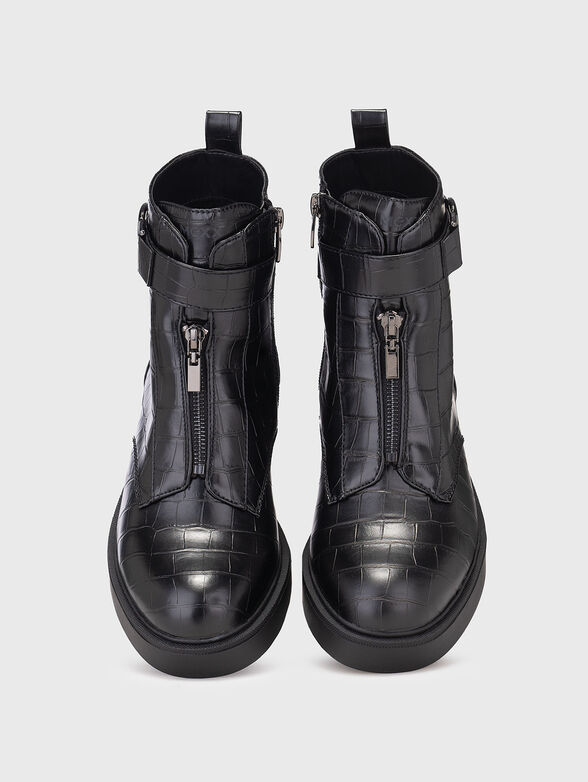 MICLA KASIA ankle boots with croco effect - 6