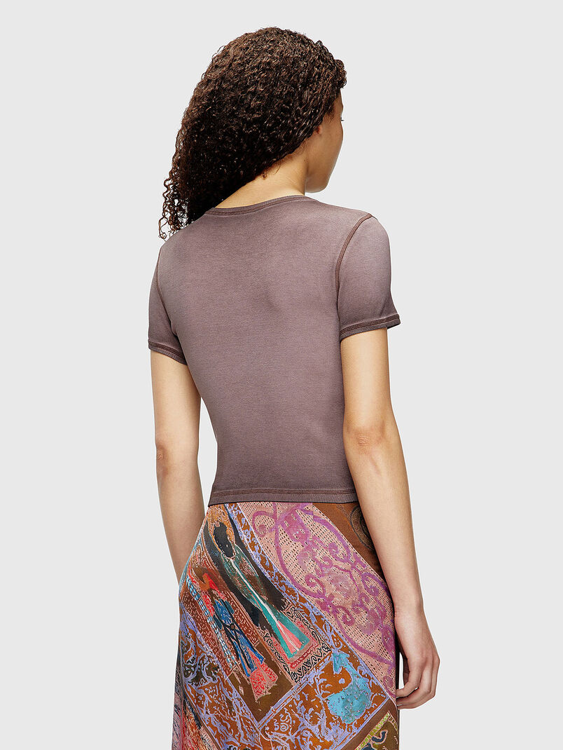 T-ELE beige T-shirt with washed effect - 3