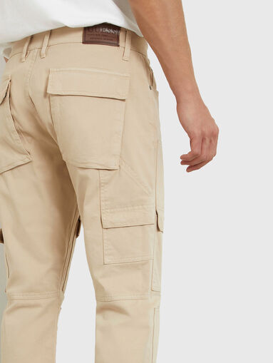 UTILITY beige cargo pants - 3