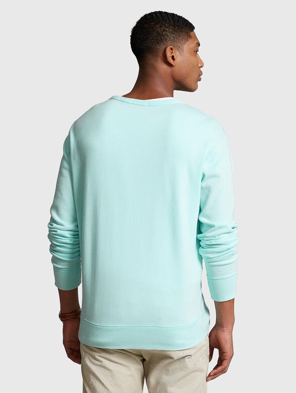 Cotton sweatshirt with logo detail - 3
