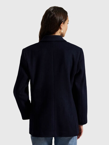 Double breasted wool blazer - 3