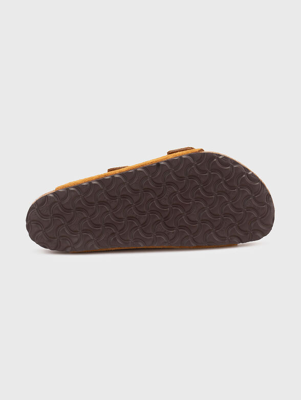 ARIZONA suede slippers with logo - 5