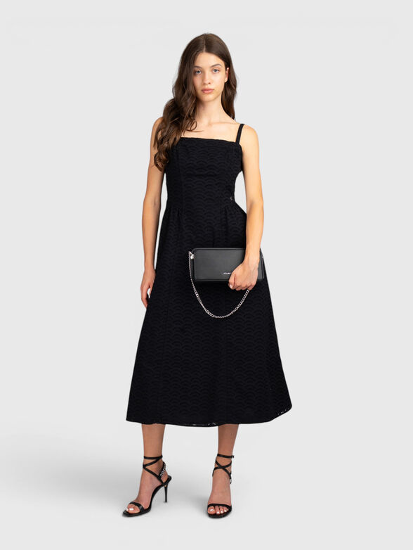 Midi black dress - 1