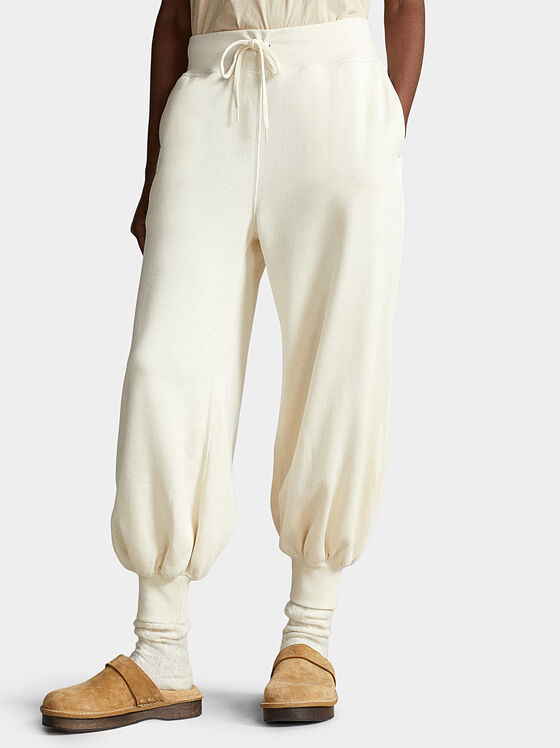 Спортен панталон с акцентен ластик - 1