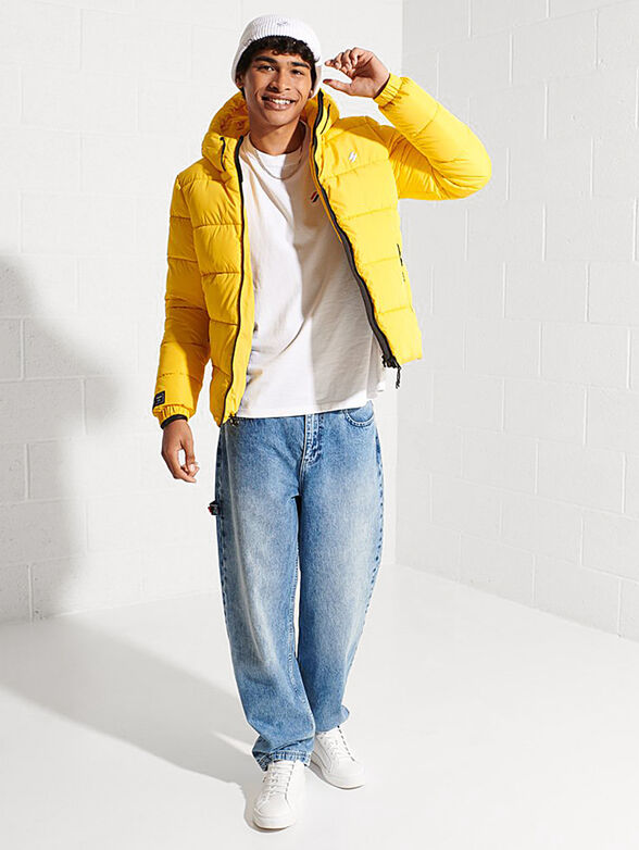 Padded jacket with a hood  - 2