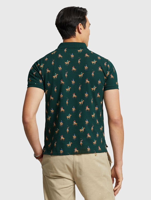 Monogram-logo print Polo Shirt - 3