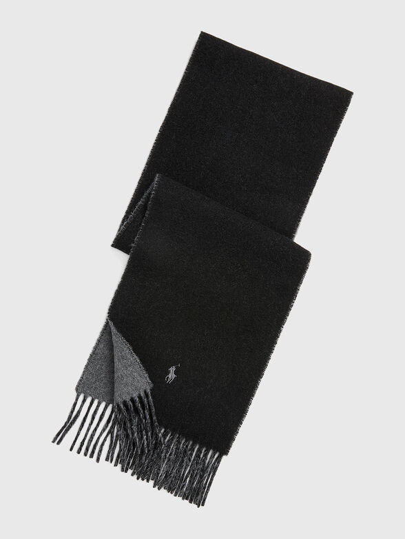Reversible scarf made of wool blend - 1