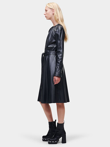Faux leather dress  - 3