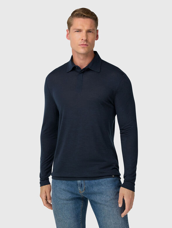 Long sleeved polo shirt - 1