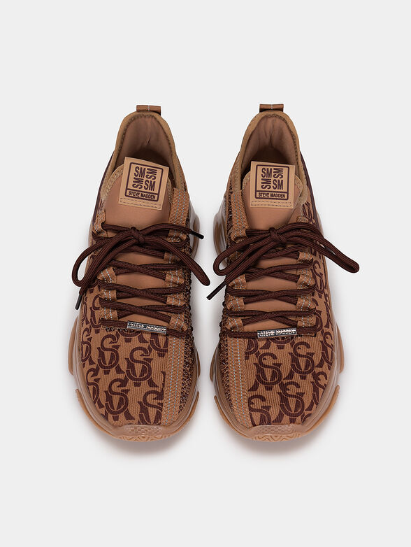 MAXILLA black sneakers with logo branding and crystals - 6