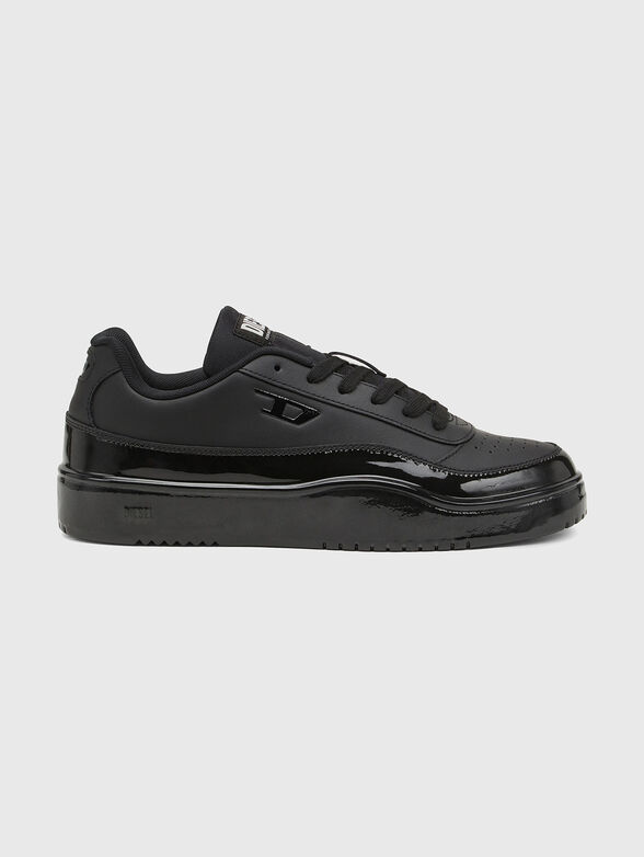  S-TRACKER-D black sport shoes with logo - 1