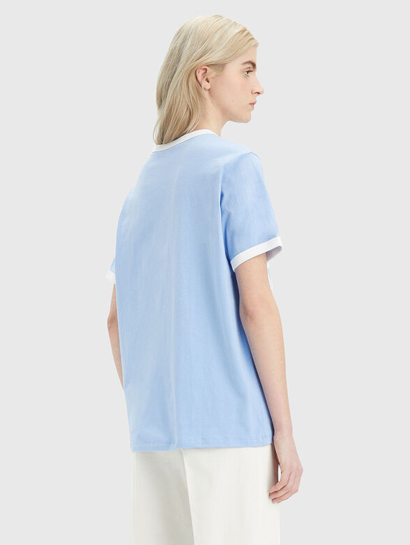RINGER oversized T-shirt in blue color - 2