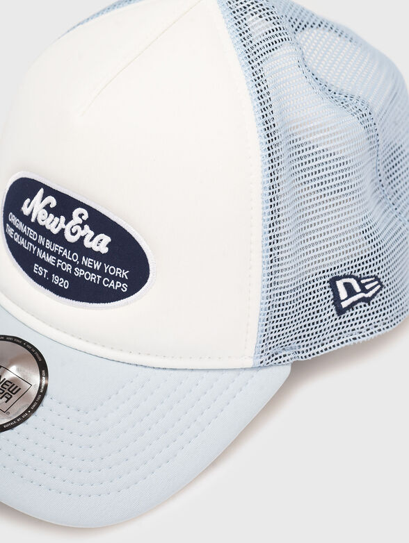 OVAL FOAM PATCH light blue unisex cap - 4