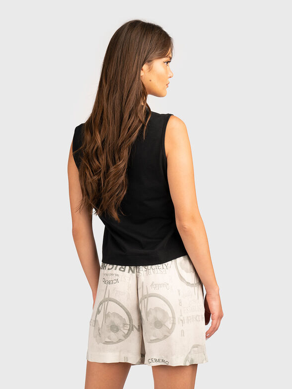 Cotton T-shirt with logo - 3