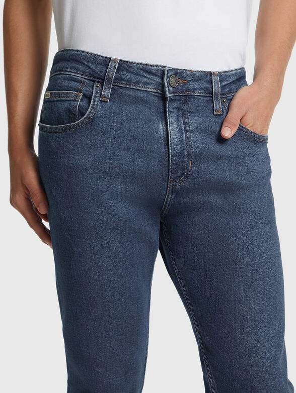 Skinny jeans in blue color - 5