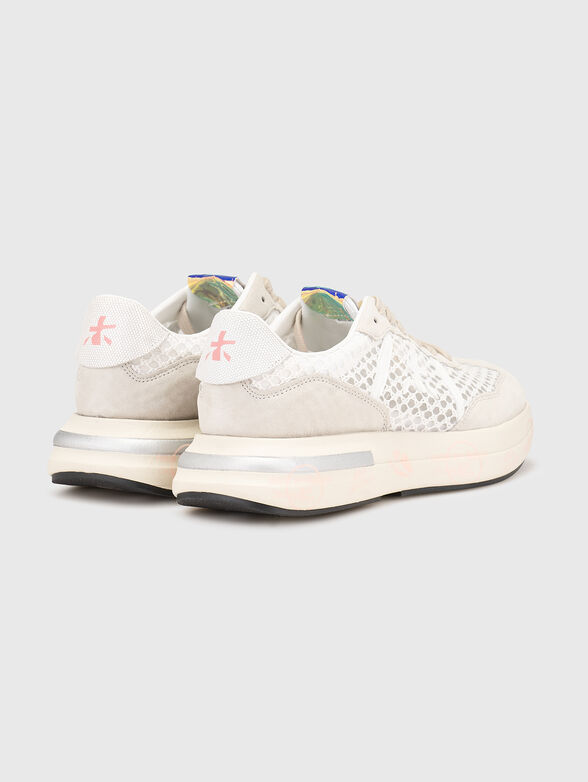 CASSIE suede and textile sneakers - 3