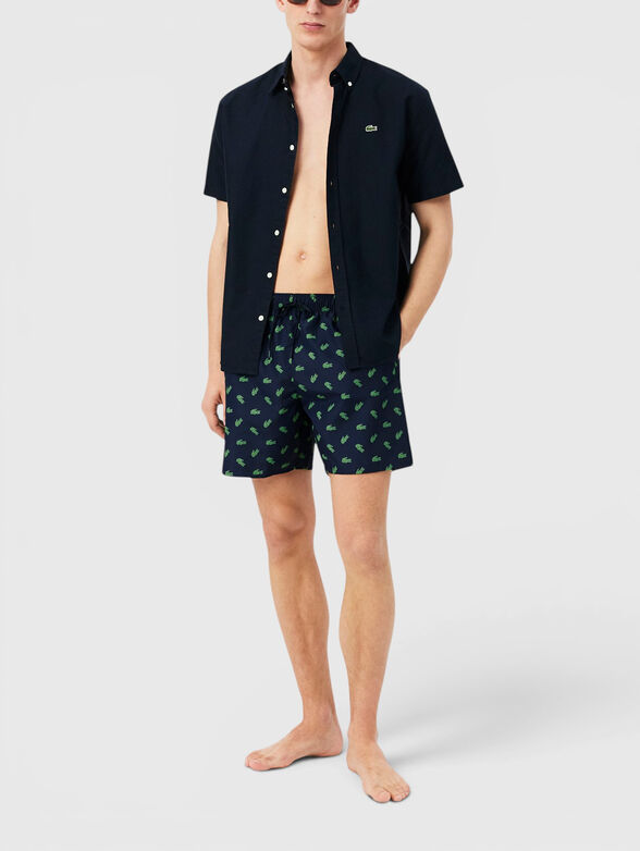 Light blue beach shorts - 4
