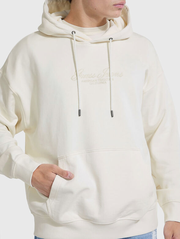 Hoodie with embroidered logo - 4