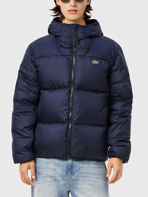 Black jacket with hood - 1