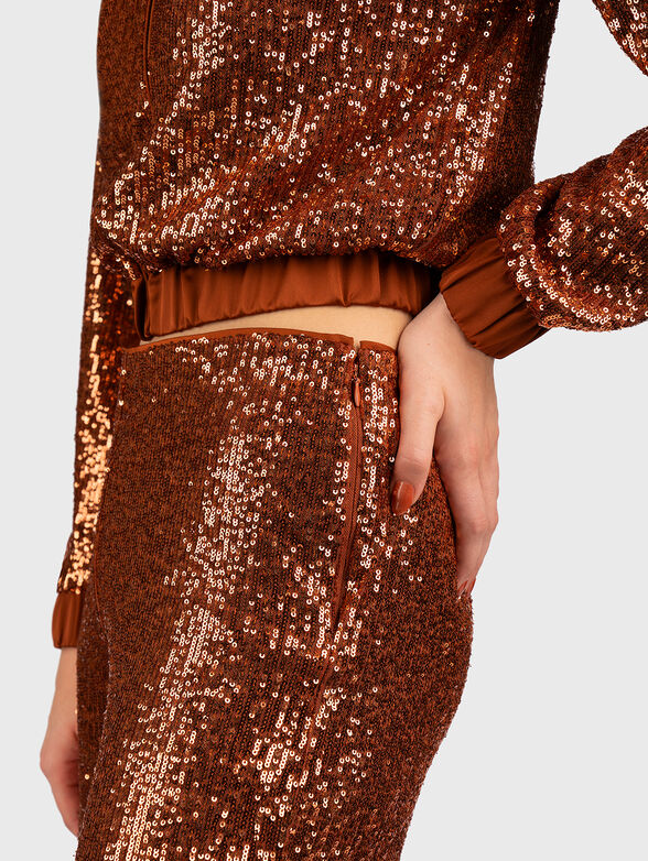 Trousers with sequins - 3
