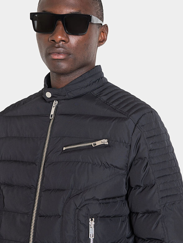 Padded jacket with accent zips - 3