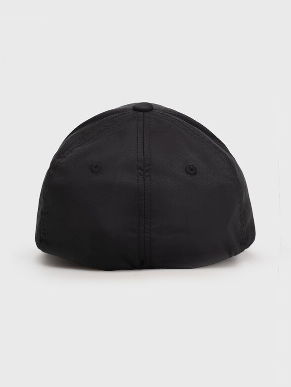 Black cap with visor - 2
