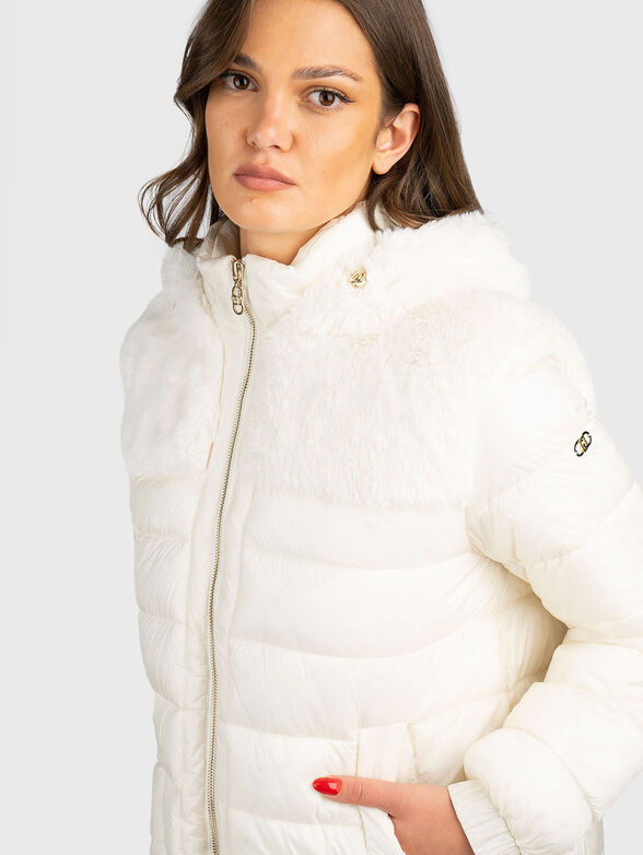 Quilted jacket with a soft texture - 3