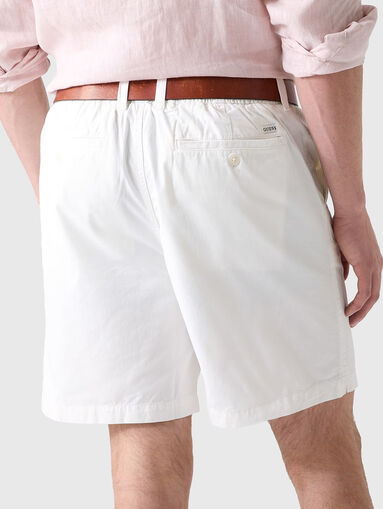 Cotton shorts with an elastic waistband - 3
