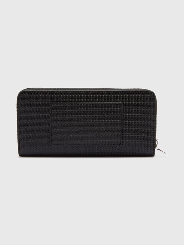 Black wallet with logo - 2