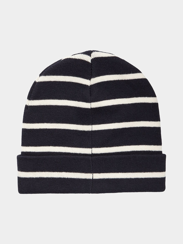 Striped knitted hat - 2