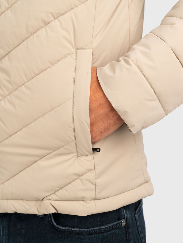 Padded jacket with quilted effect - 6