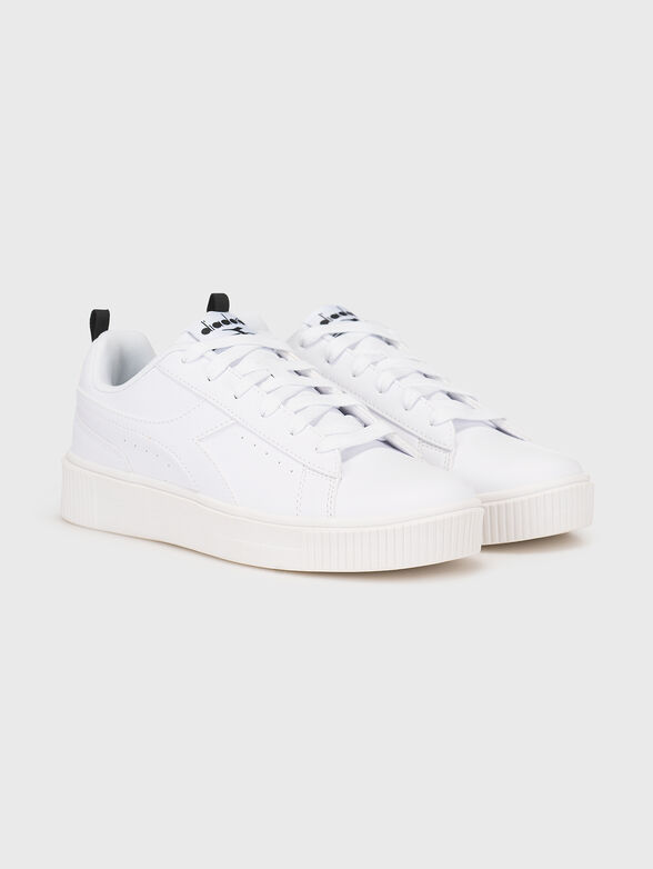 AMBER P white sneakers - 1