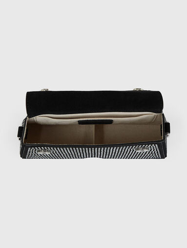 ICON K crossbody bag with appliqued crystals - 5