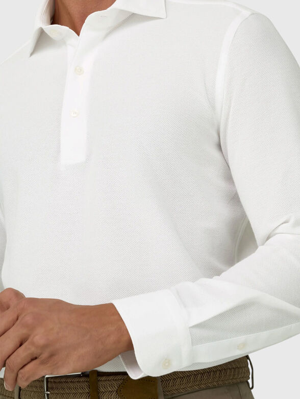 Polo-shirt with long sleeves - 4