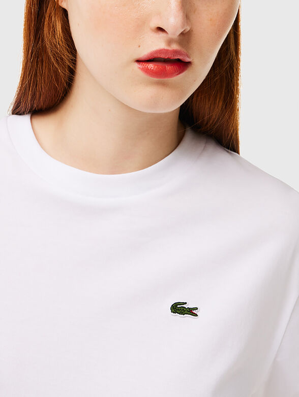 Logo detail  black T-shirt  - 4